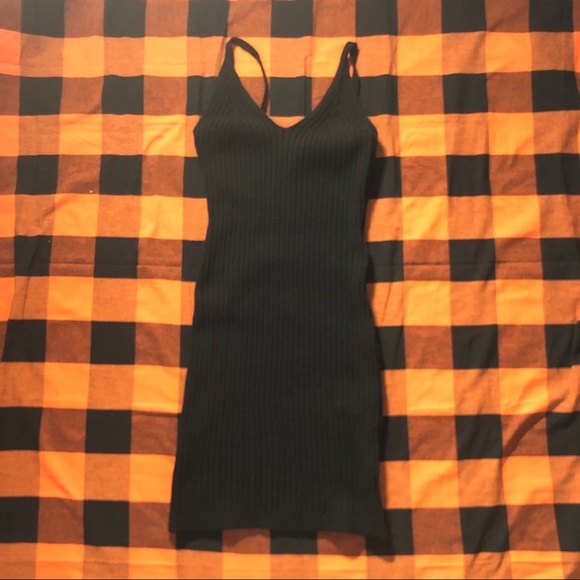 Dolls Kill Black Tank Sweater Dress - Picture 2 of 4